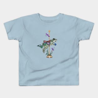 Carousel Frog Kids T-Shirt